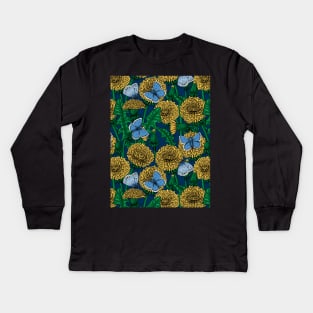 Dandelion medow Kids Long Sleeve T-Shirt